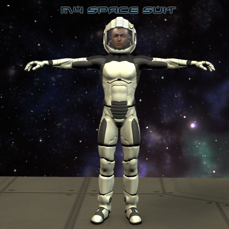 Space Suit For M4_DAZ3DDL