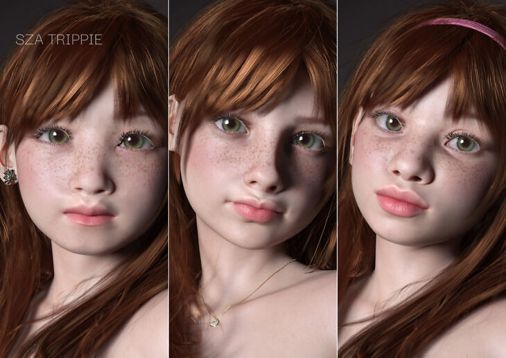 Sza G8.1F Tween, ‘Little Women’ Expansion Pack_DAZ3D下载站