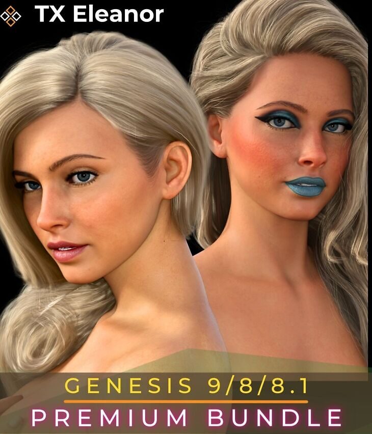 TX Eleanor for G9 G8 G8.1 PREMIUM BUNDLE_DAZ3D下载站