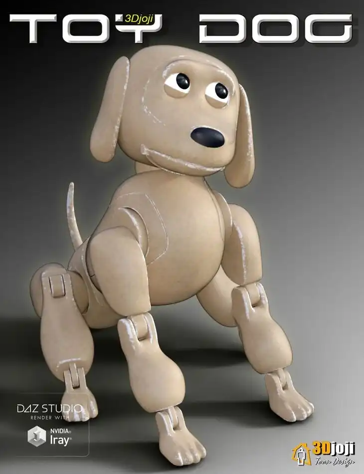 Toy Dog_DAZ3D下载站