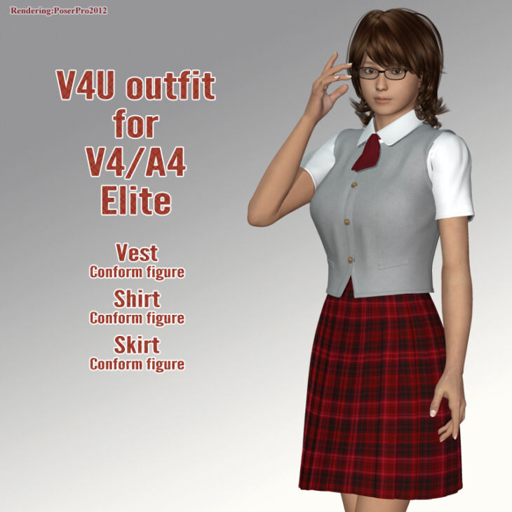 V4U outfit for V4A4_DAZ3D下载站