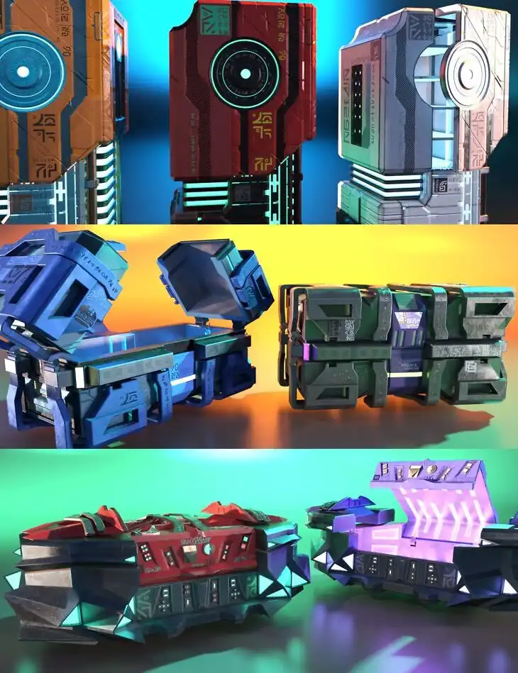 Alien Loot Boxes_DAZ3DDL