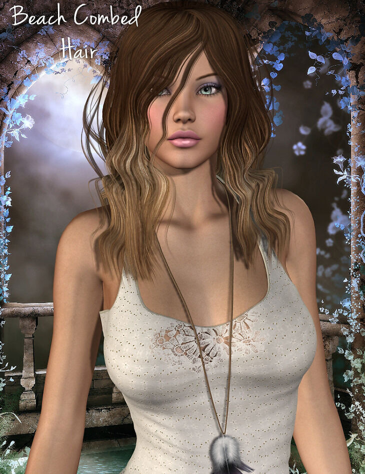 Beach Combed Hair V4_DAZ3DDL