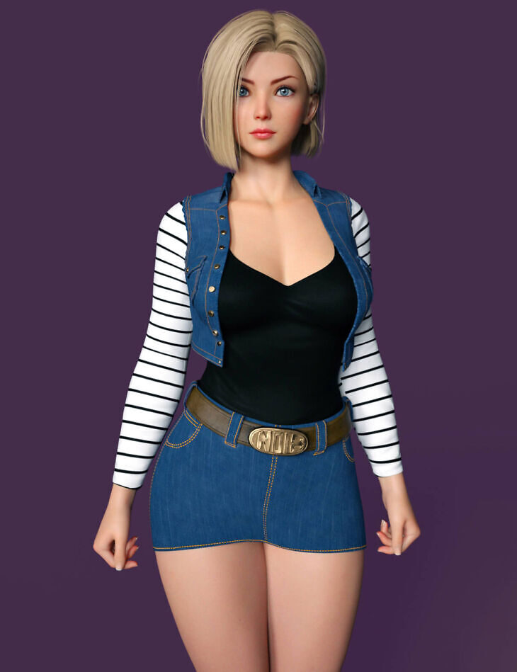 DBZ Android 18 for G8F_DAZ3D下载站