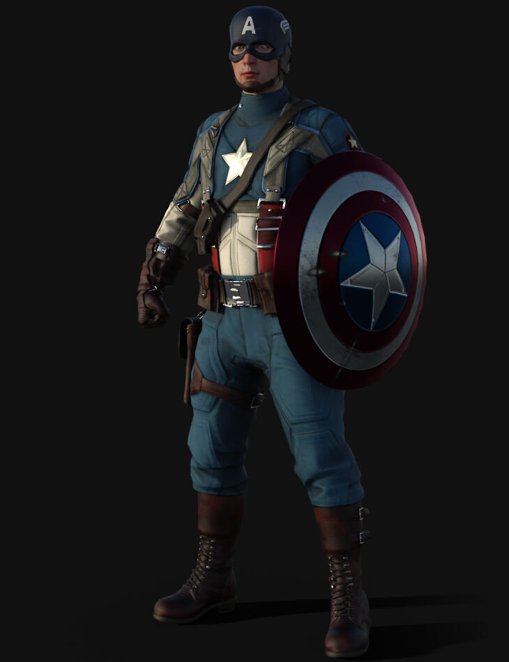 MCU Captain America: The First Avenger Outfit for G8M_DAZ3DDL