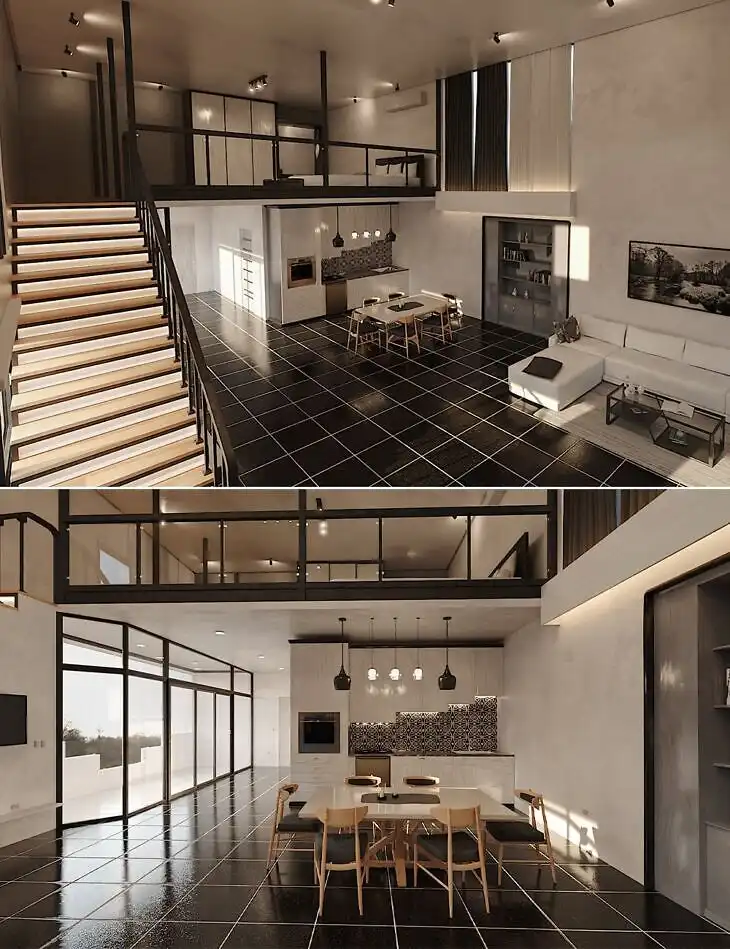 Minimalist Townhouse_DAZ3DDL
