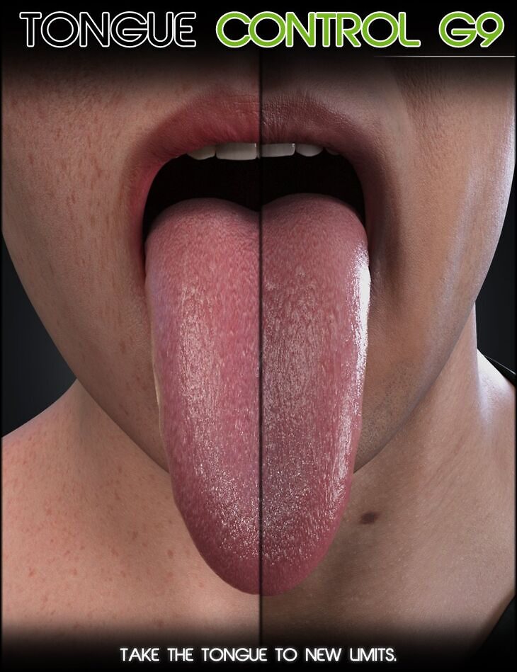 Tongue Control for Genesis 9_DAZ3DDL