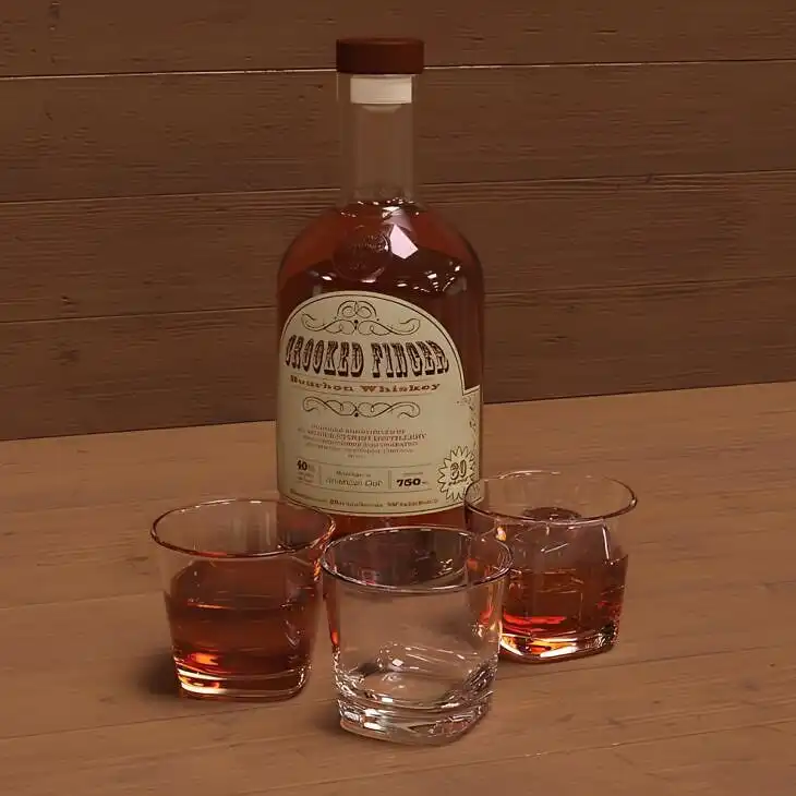 Whiskey props for DS_DAZ3DDL