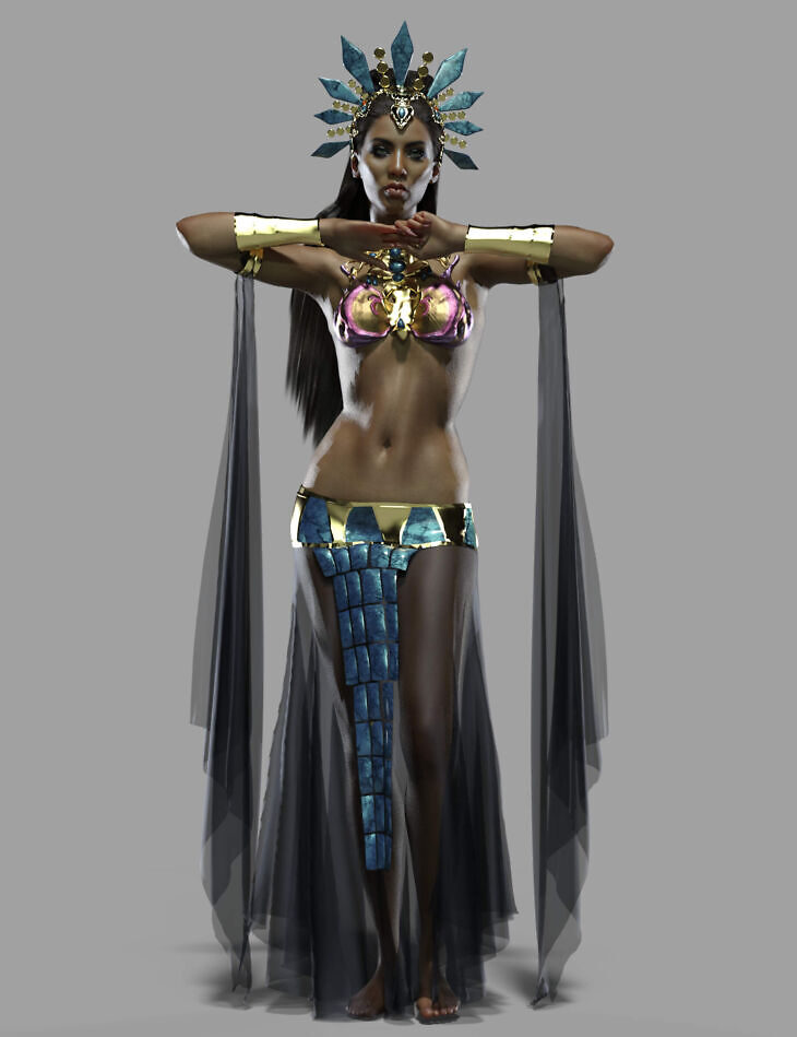 Akasha Queen of Dammed for G9_DAZ3DDL