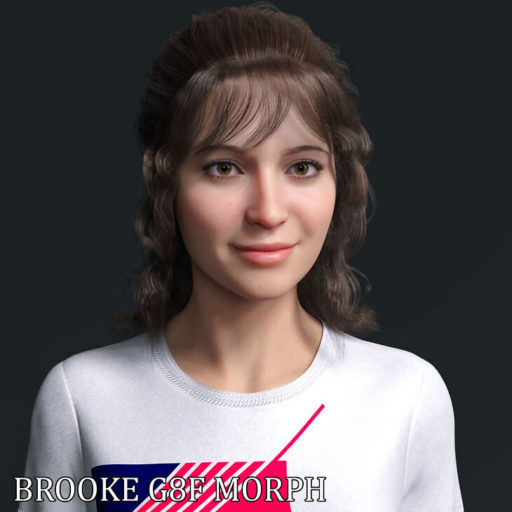 Brooke Character Morph for Genesis 8 Female_DAZ3D下载站