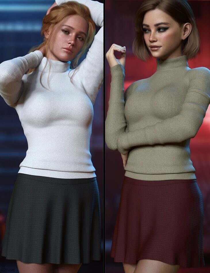 Cozy Dreams Outfit Set for Genesis 9_DAZ3DDL