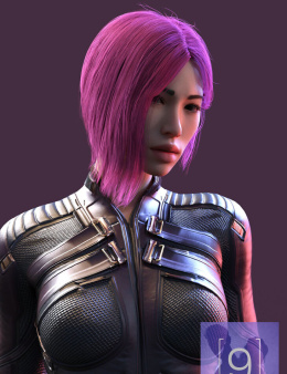 G9 的赛博朋克歌鸟 - Cyberpunk Songbird For G9_DAZ3D下载站