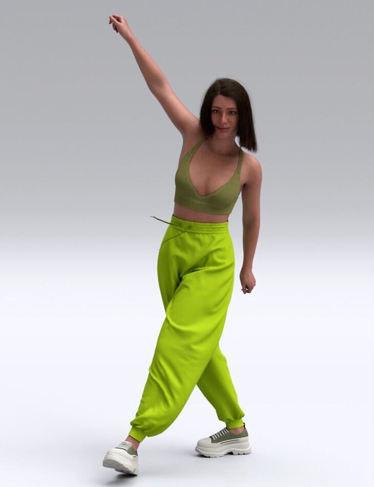 Dance Hip Hop for Genesis 9, 8.1, and 8_DAZ3D下载站