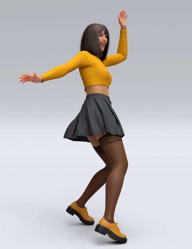 Dance Rhythmic V2 for Genesis 9, 8.1, and 8_DAZ3D下载站