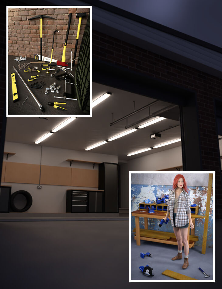 Fill Your House: Garage Bundle_DAZ3DDL