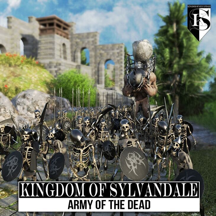 Kingdom Of Sylvandale Army Of The Dead for Daz Studio_DAZ3D下载站