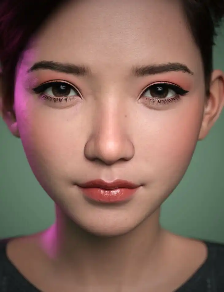 Makeup System – Japanese Style LIE Makeup for Genesis 9_DAZ3DDL
