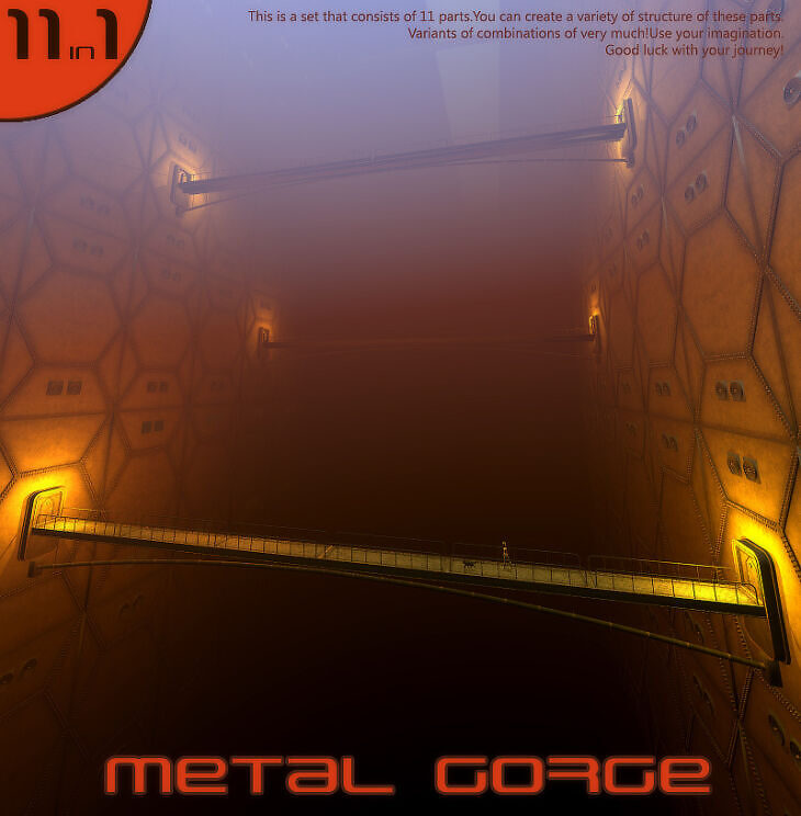 Metal Gorge_DAZ3D下载站