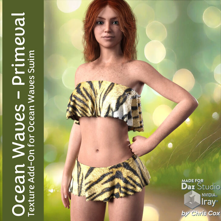 Ocean Waves Primeval-Texture Expansion for Ocean Waves Swim_DAZ3D下载站