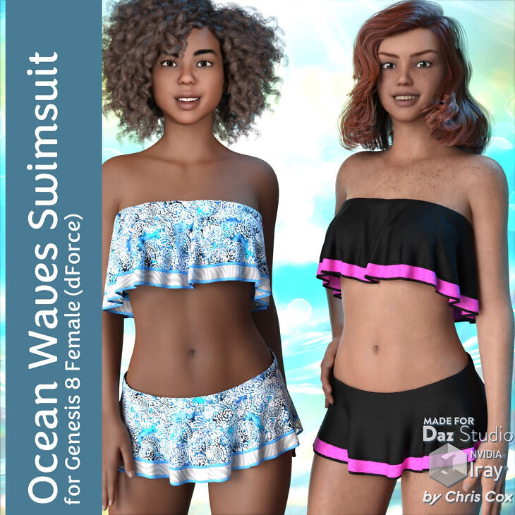 Ocean Waves Swim G8F (dForce)_DAZ3DDL