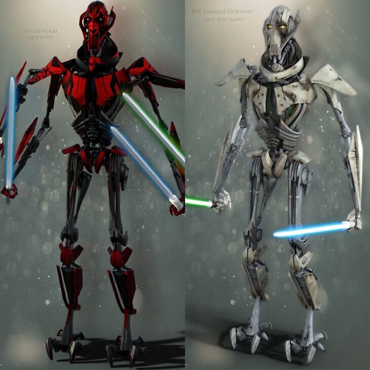 SW GeneralGrievous_DAZ3DDL