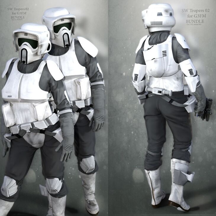 SW Troopers Bundle 02 for G3_DAZ3D下载站