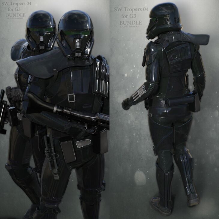 SW Troopers Bundle 04 for G3_DAZ3D下载站