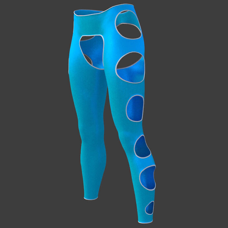 Sexy Holed Leggings for Genesis 8 Females_DAZ3D下载站