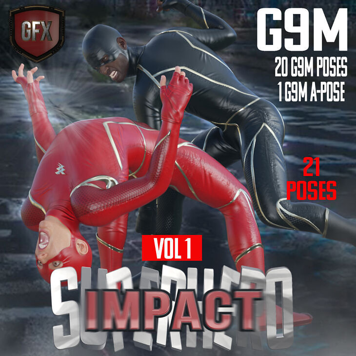 SuperHero Impact for G9M Volume 1_DAZ3DDL