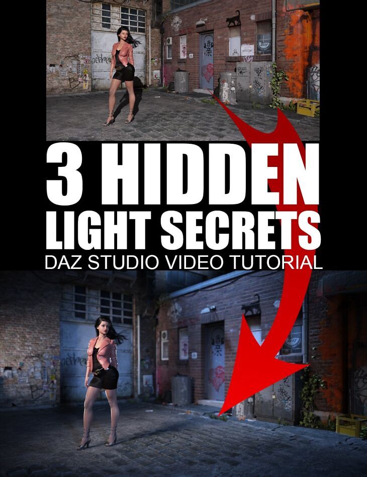 3 Hidden Light Secrets – DAZ Studio Video Tutorial_DAZ3DDL