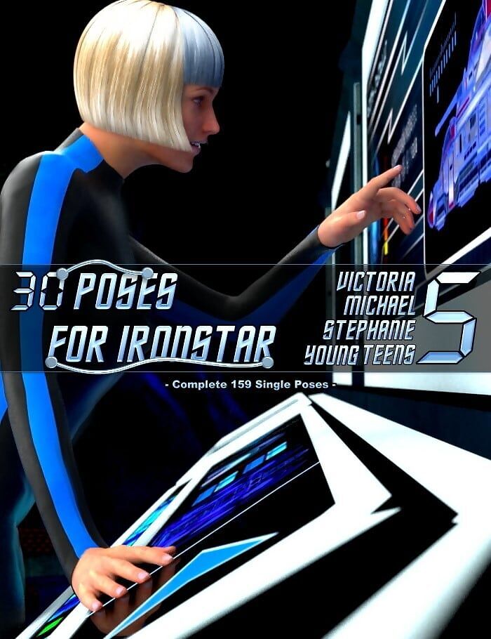 30 Poses for Ironstar_DAZ3D下载站