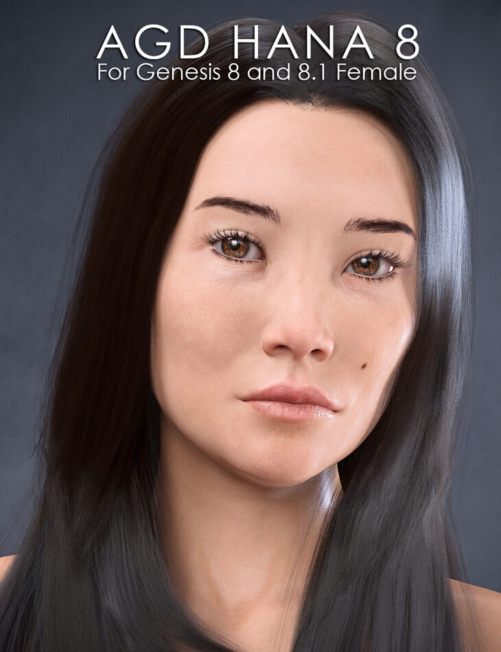 AGD Hana for G8/8.1 Female_DAZ3D下载站