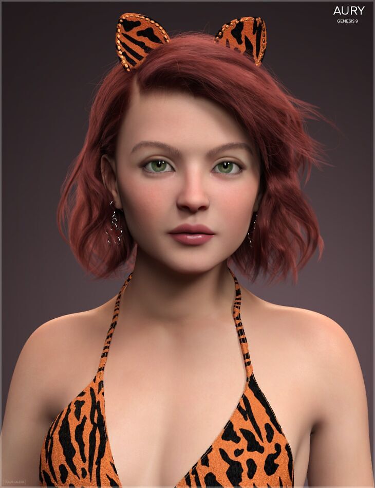 CGI Aury for Genesis 9_DAZ3D下载站