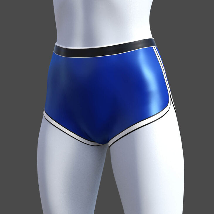 Cheeky Dolphin Shorts for Genesis 8 Females_DAZ3DDL