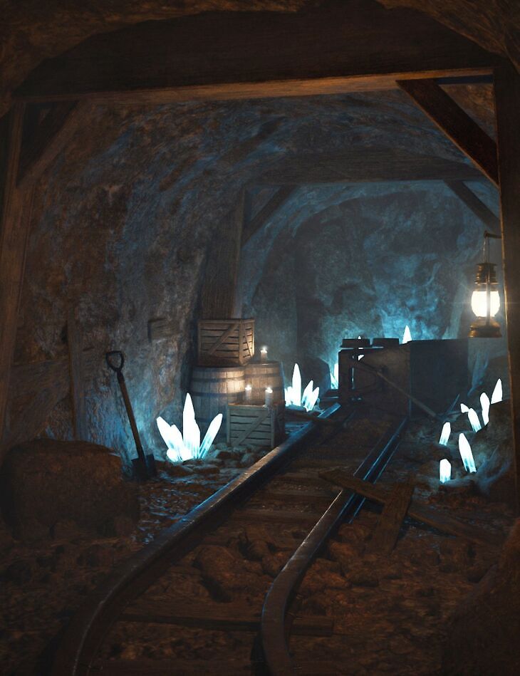 Crystal Mine_DAZ3D下载站