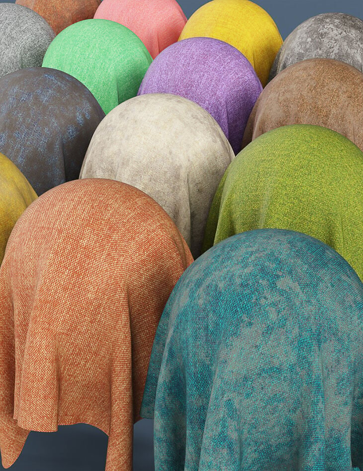 DD PBR Linen Fabric Shaders for Iray_DAZ3D下载站