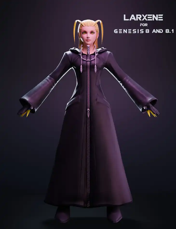 Larxene For Genesis 8 and 8.1 Female_DAZ3D下载站
