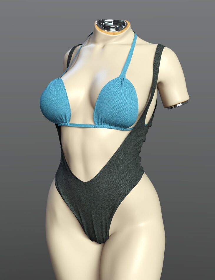 SPR Multi Style Bikini for Genesis 9_DAZ3D下载站