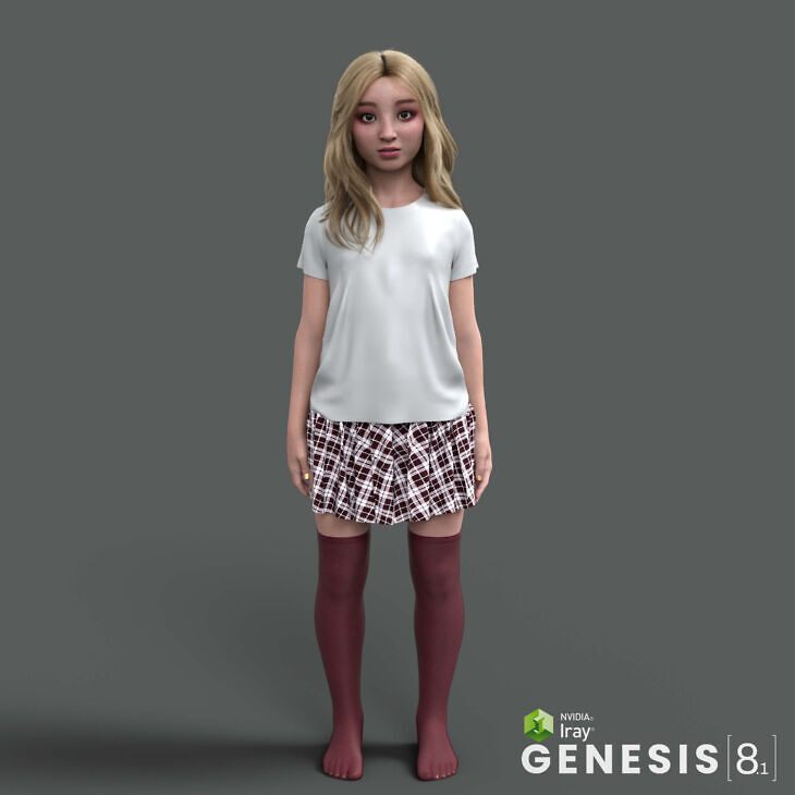 Sza ‘Bluey’ Tween Shape for G8.1F_DAZ3DDL