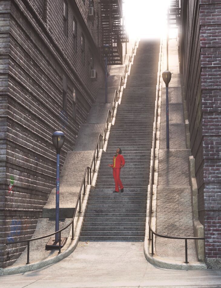 XI New York Stairs_DAZ3D下载站