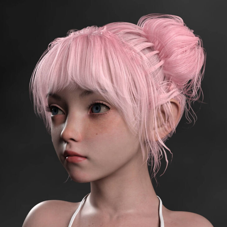 Yumiko Anime Morph + 10 Poses for Genesis 9_DAZ3D下载站