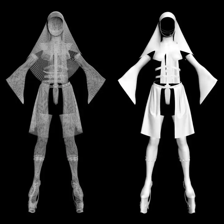 dForce Kinky Nun Suit for Genesis 8 Female_DAZ3DDL