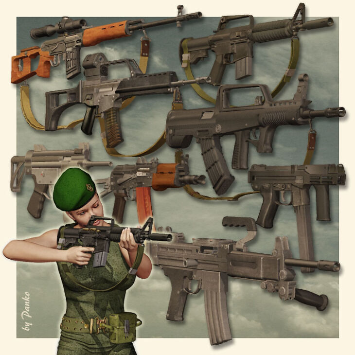 Assault Weapons_3_DAZ3D下载站