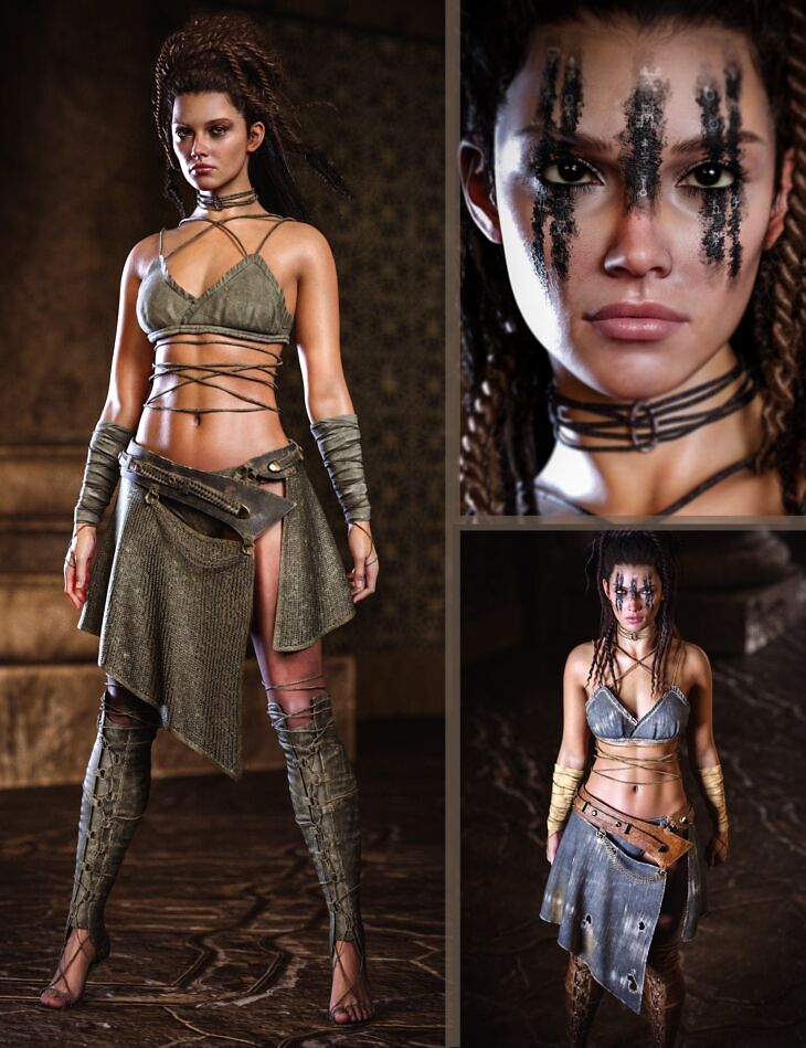 CB Aidah HD Character, Clothing and Texture Expansion For Genesis 9_DAZ3D下载站