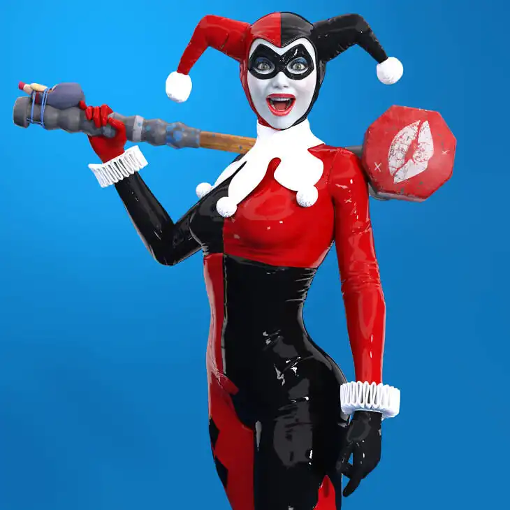 Classic Harley Quinn for Genesis 8 Female_DAZ3D下载站