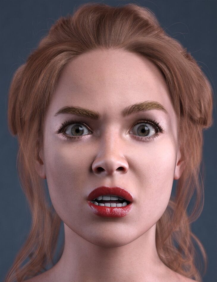 Exaggerated Expressions for Victoria 9_DAZ3DDL