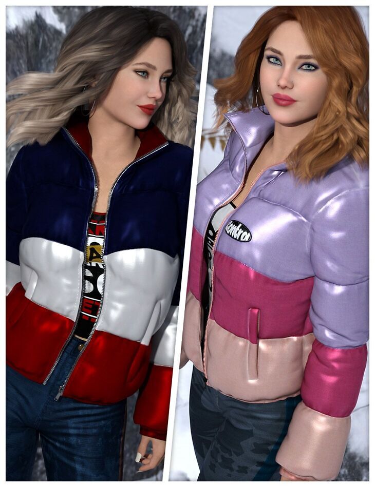 Freezing Textures for dForce SU Winter Outfit_DAZ3DDL