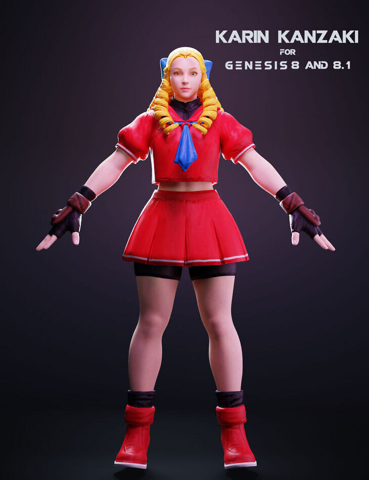 Karin Kanzaki For Genesis 8 and 8.1 Female_DAZ3DDL