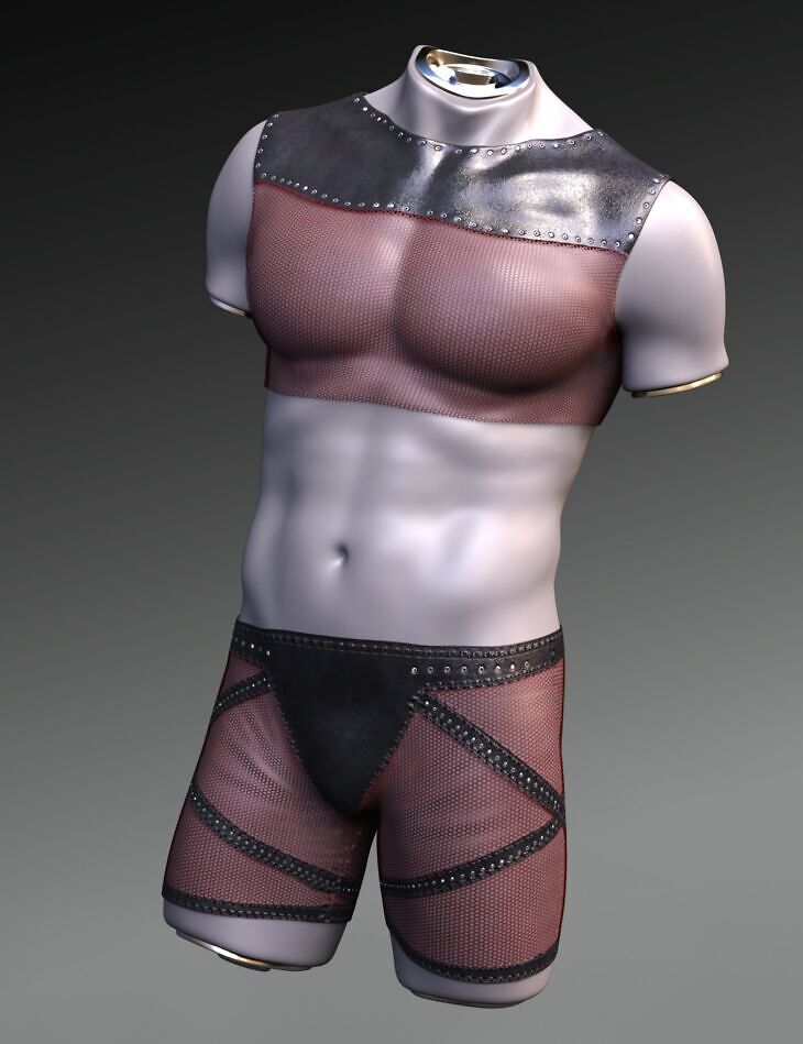 M3D Extreme Suit for Genesis 9 and 8 Male_DAZ3D下载站