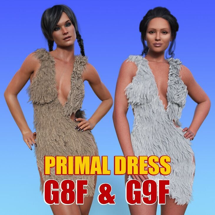 Primal Dress for G8F & G9_DAZ3DDL